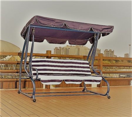 נדנדה נפתח חום לבן