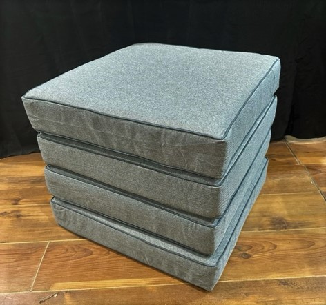 כרית ריפוד לריהוט גינה גב + ומושב – תמונה 2