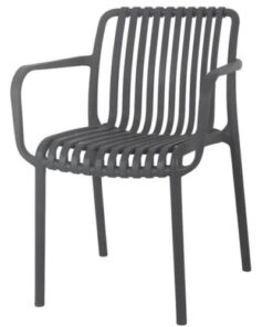 כיסא פלסטיק יצוק עם ידית